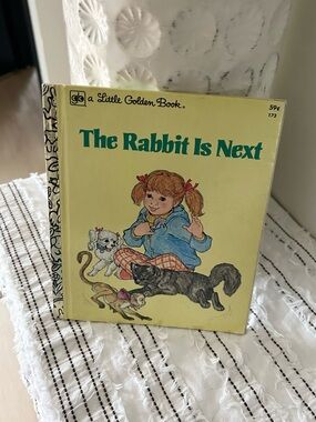 Vintage 1978 Little Golden Book: The Rabbit Is Next Kids Book